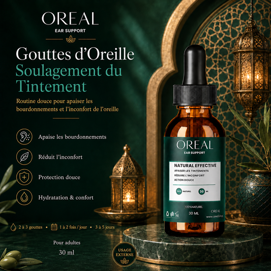 OREAL™ | Soutien auriculaire naturel contre les acouphènes 👂