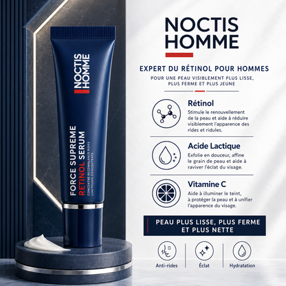 NOCTIS HOMME™ | Soin anti-rides pour hommes