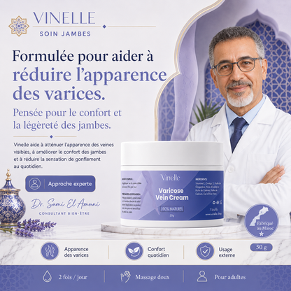 Vinelle™ | Stop aux Varices Visibles et aux Jambes Lourdes