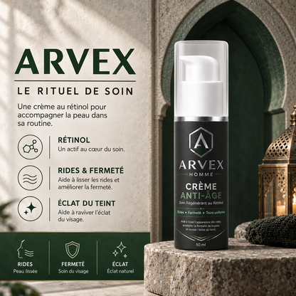 ARVEX HOMME™ | Crème Anti-Âge au Rétinol