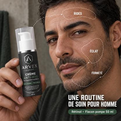 ARVEX HOMME™ | Crème Anti-Âge au Rétinol