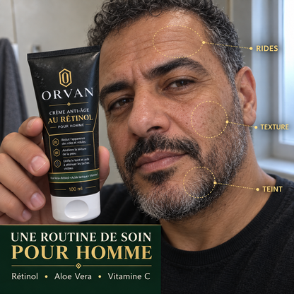 Routine ORVAN pour les rides, la texture et le teint